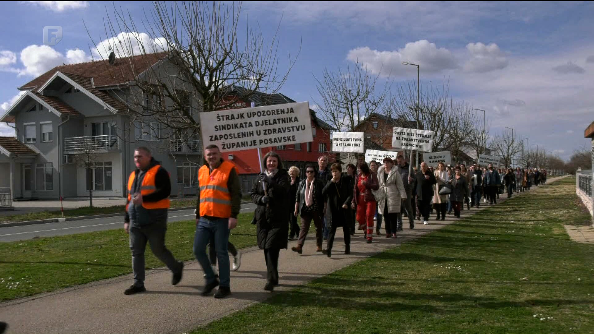 U Orašju prosvjedovali zdravstveni djelatnici - traže veće plaće